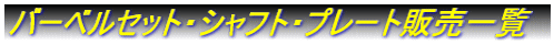 �o�[�x���Z�b�g�E�V���t�g�E�v���[�g�̔��ꗗ
